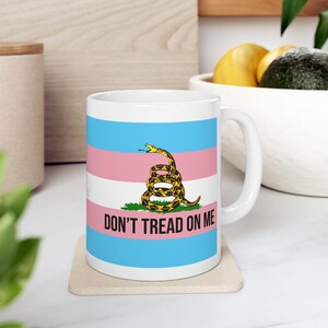 Empowering Trans Pride Ceramic Mug - Perfect for Daily Coffee, LGBTQ+ Awareness, Birthday Gift, Supportive Mug, Gender Expression