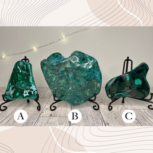 1pc Malachite Slab