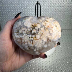 Flower Agate Heart
