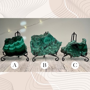 1pc Malachite Slab