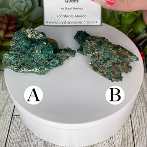 1pc Raw Malachite Quartz Specimen