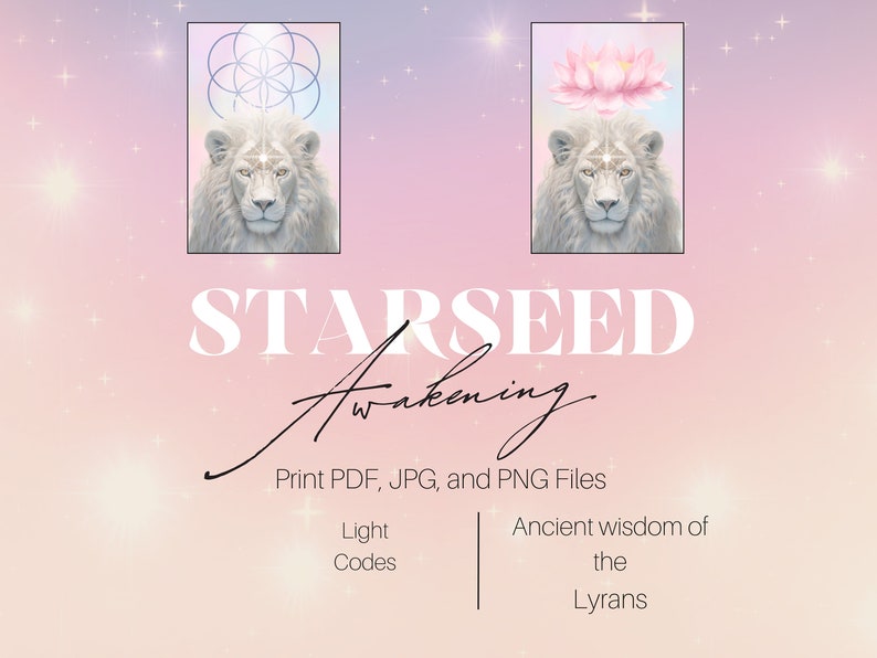 Lyran Starseed Printable Wall Art for Spiritual Energy Activation ...