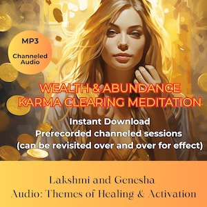 Gudinnan Lakshmi Överflödskanaliserad Meditation: MP3-ljud med Ljusspråk