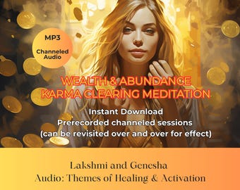 Goddess Lakshmi Abundance Channeled Activation Meditation: Light Language MP3