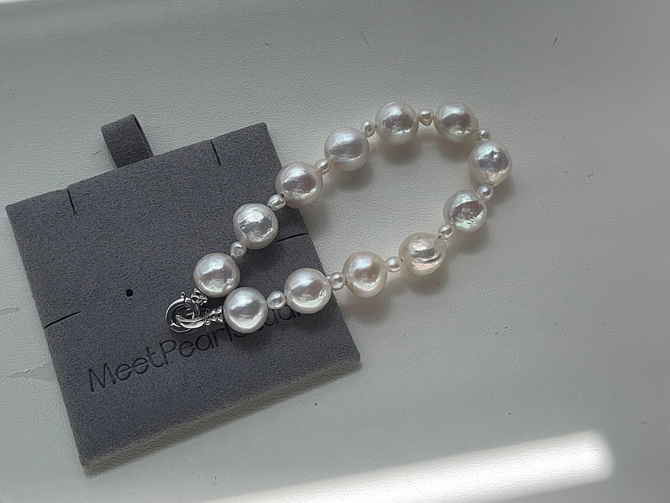 r. アールドット baroque Pearl bracelet silver - アクセサリー