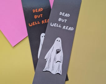 Dead But Well Read Ghost Bookmarks