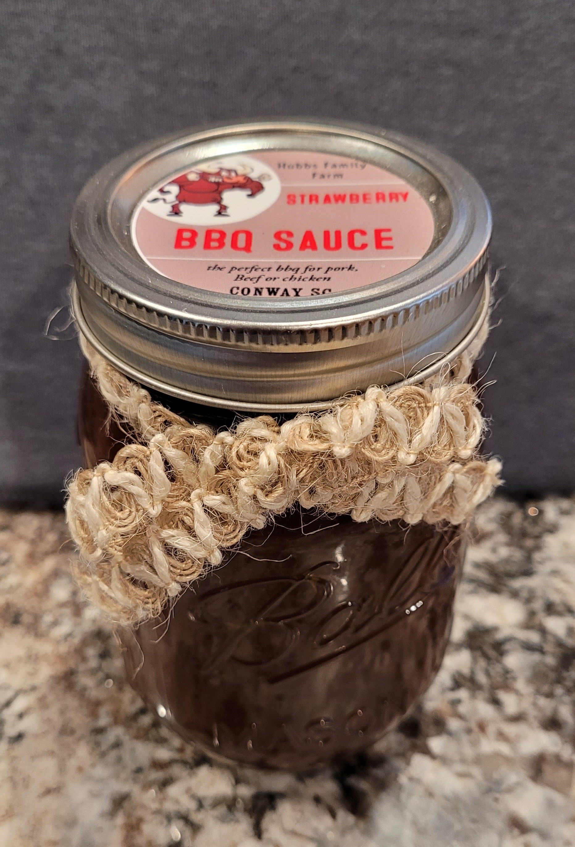 Hubbs Family Farm Southern Famous Strawberry BBQ Sauce