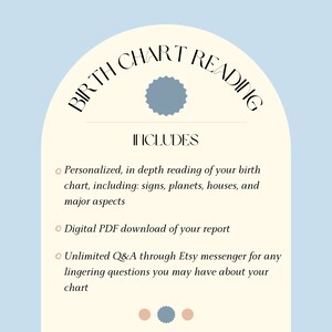 Lectura personalizada de la carta natal de astrología - Casas de letreros enteras - ¡Preguntas y respuestas sobre la carta natal incluidas!