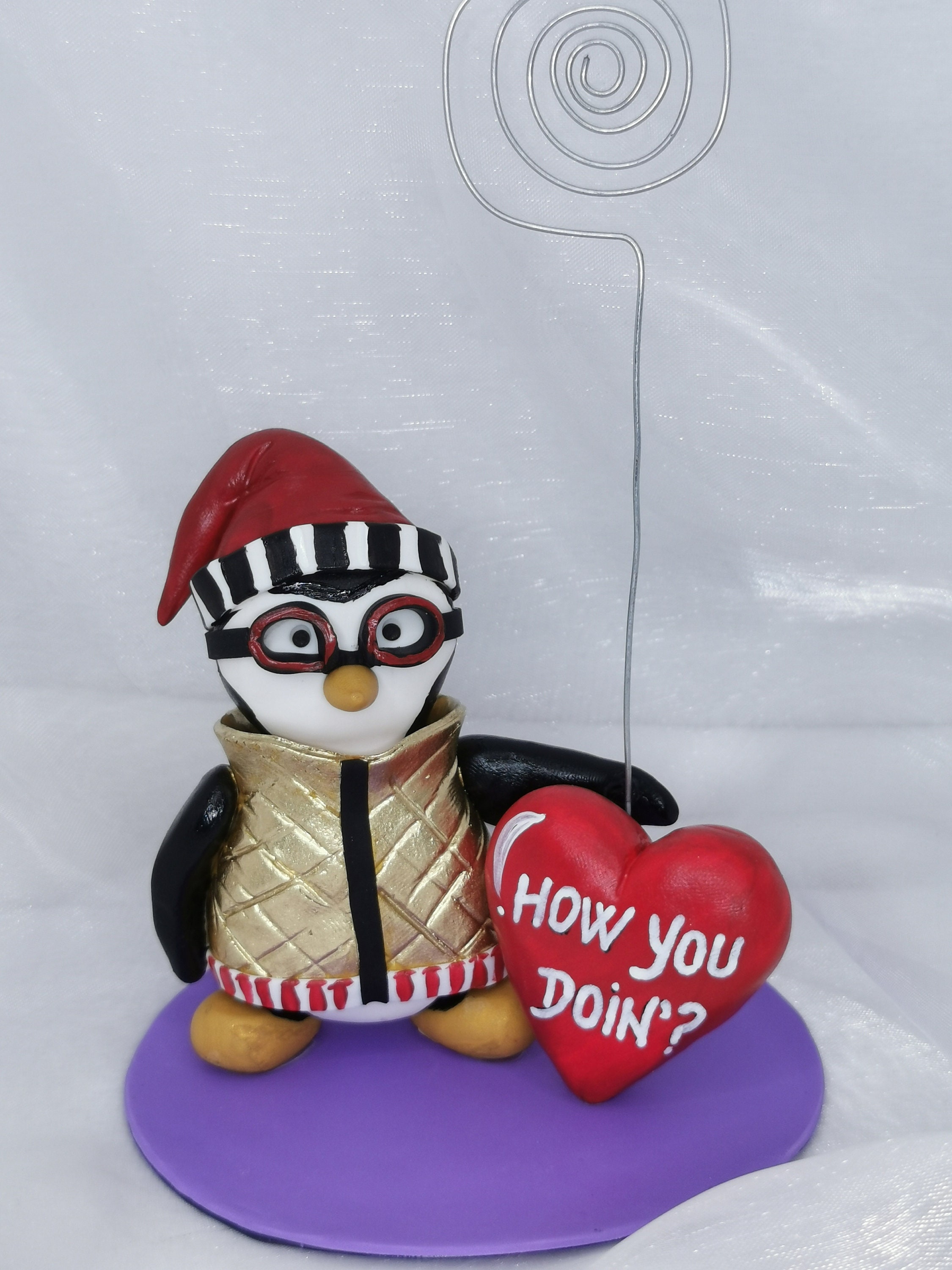 20 TV Show Friends Joey's HUGSY Gold Vest Penguin Plush Doll Stuffed Toy  Gift