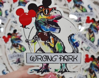 Wrong Park Sticker