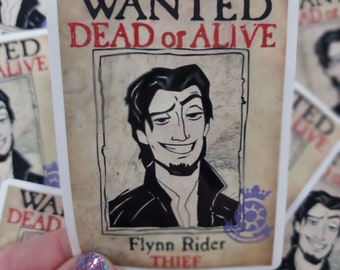 Flynn Rider Wanted - Etsy
