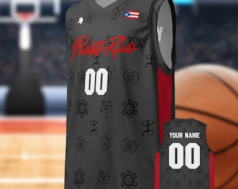 Maillot des étoiles de l'équipe de basket-ball Porto Rico FBPUR Borikén édition 2024