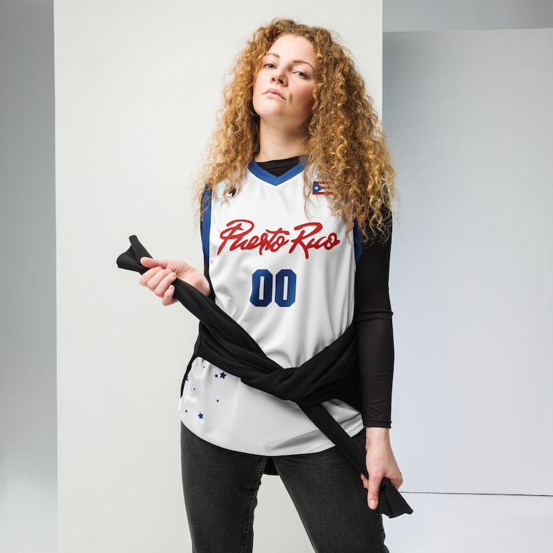 Puerto Rico FBPUR Basketball Team Stars Jersey 2024 image 6