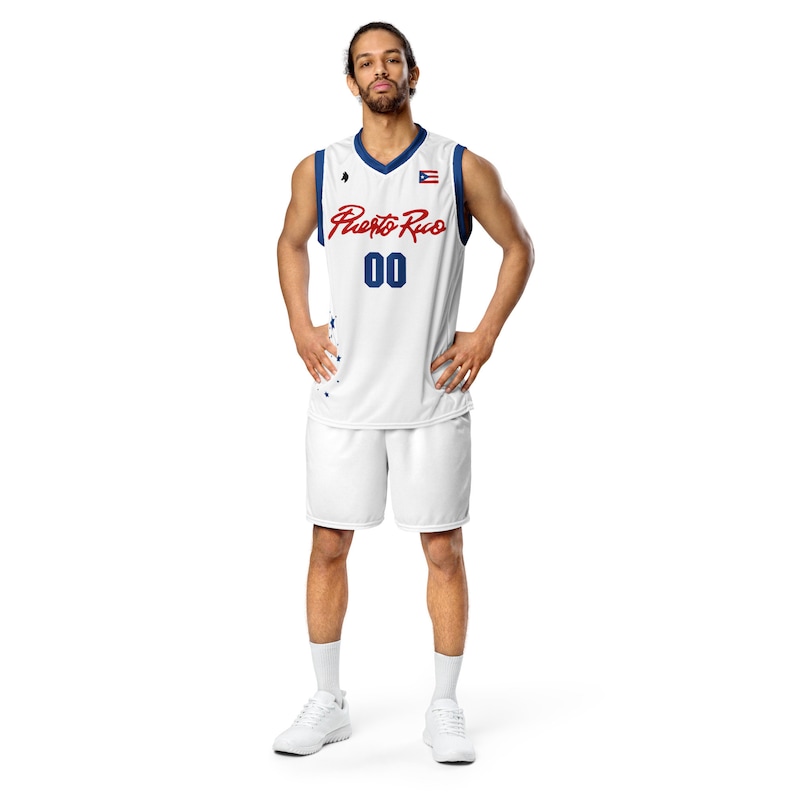 Puerto Rico FBPUR Basketball Team Stars Jersey 2024 image 7