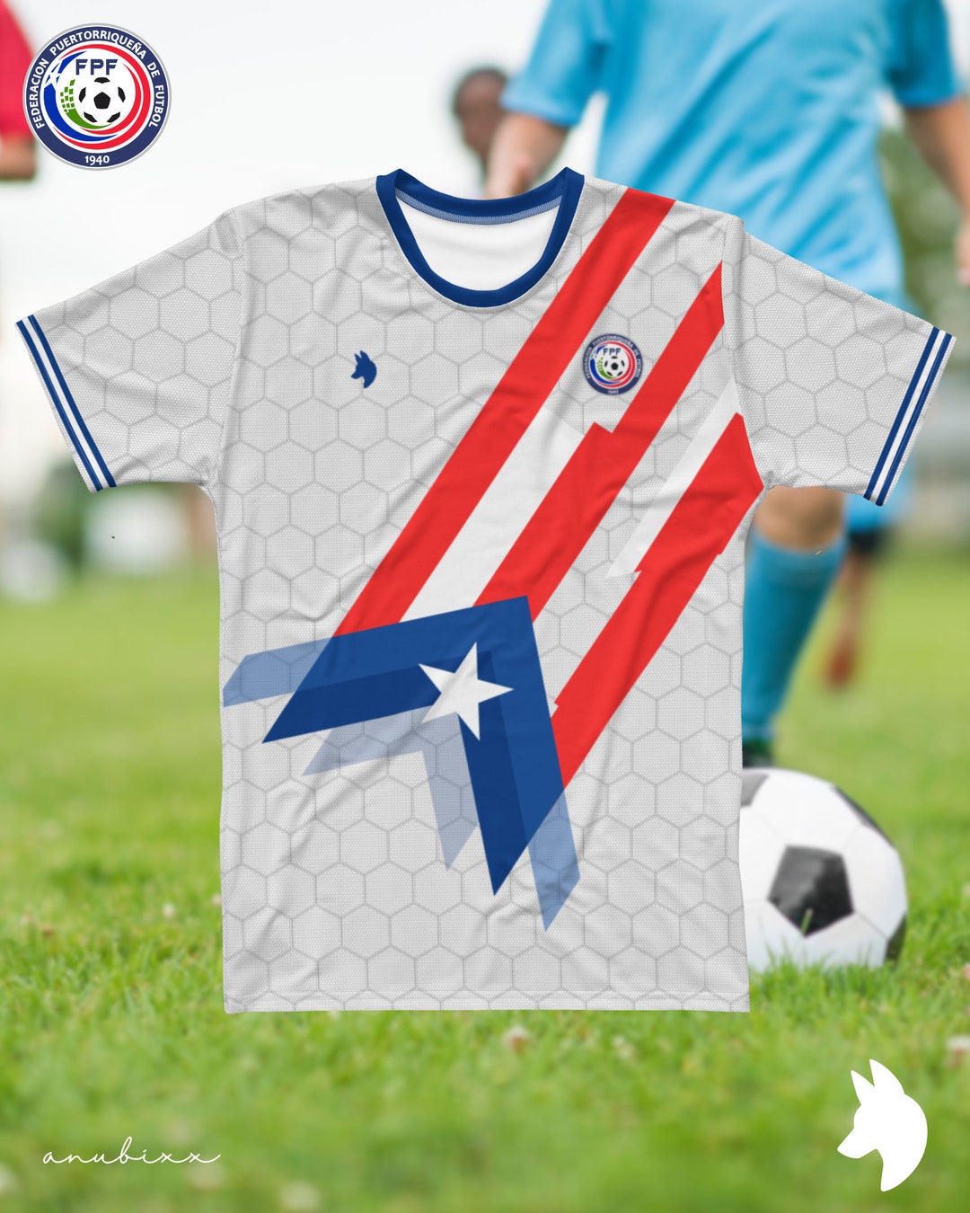 Puerto Rico Soccer National Team Anubixx 2024 Futbol Etsy Ireland