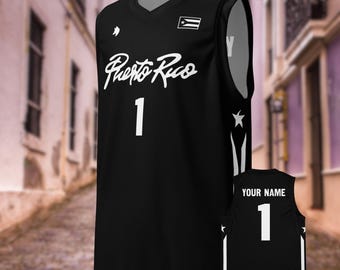 Puerto Rico Ultra Black 2025 Basketball Jersey
