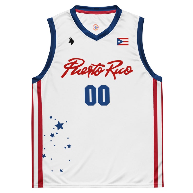 Puerto Rico FBPUR Basketball Team Stars Jersey 2024 image 2