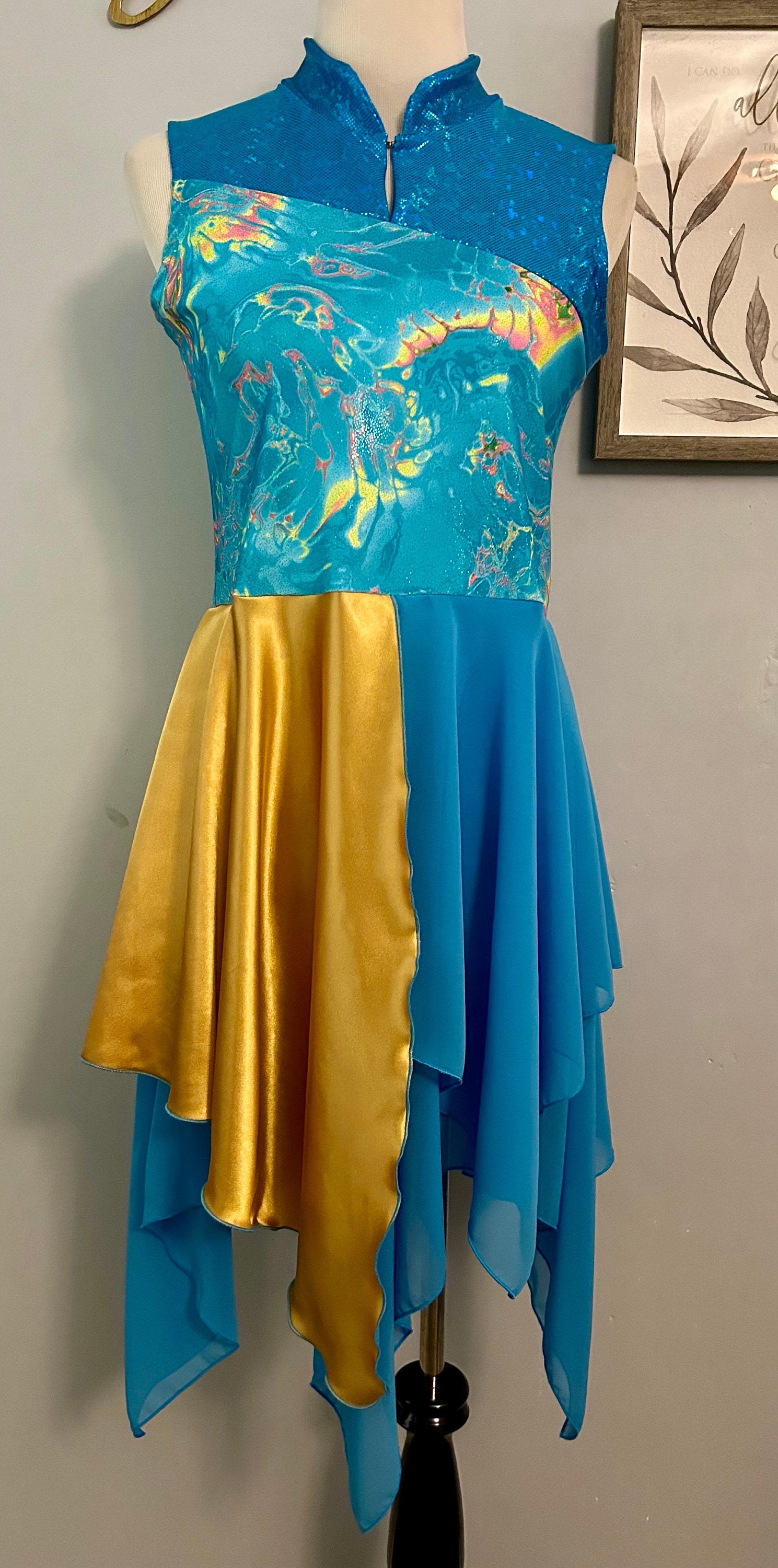 blue praise dance dress SUPERNATURAL Worship Overlay / 