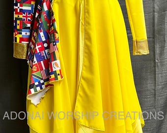 EVERY KNEE BOWS praise / worship dance dress