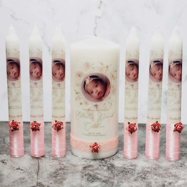 Baptism / Christening Candle Personalised or any occasion candle