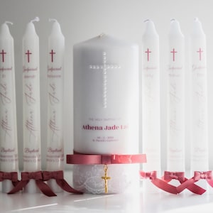 Personalised Baptism / Christening candles