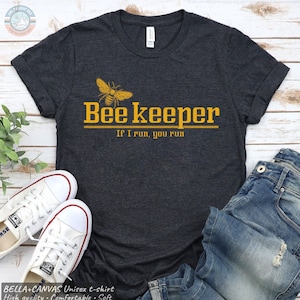 Beekeeper T-Shirt: Funny Honey Bee Lover Gift, Distressed Graphic, Unisex shirt