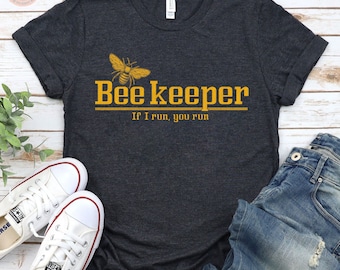 Beekeeper T-Shirt: Funny Honey Bee Lover Gift, Distressed Graphic, Unisex shirt