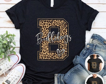 Bulldogs Mascot T-Shirt: School Spirit Jersey, Distressed Graphic, Unisex Shirt