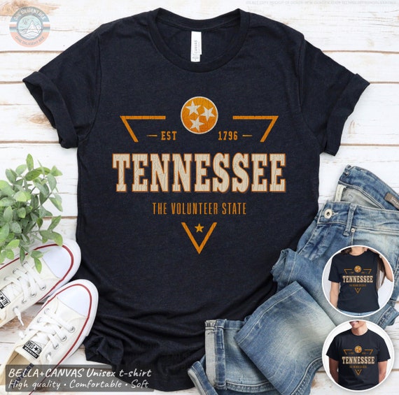 Retro Tennessee T-Shirt: Personalized Volunteer State Souvenir, Distressed Graphic, Unisex Shirt