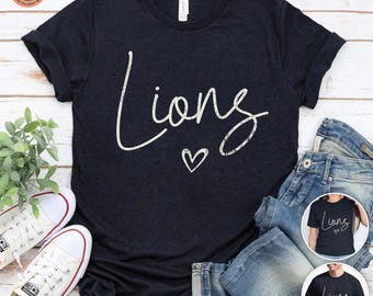 Vintage Lions T-Shirt, School Spirit Tee