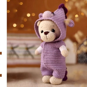 Crochet bear pattern. amigurumi animals pattern. Amigurumi bear pattern. Amigurumi animals pattern.