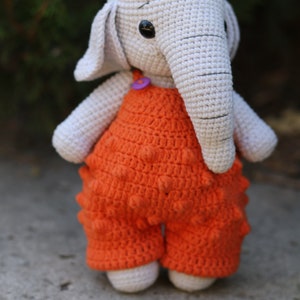 Crochet elephant pattern. amigurumi elephant pattern. crochet animals pattern. amigurumi pattern image 10