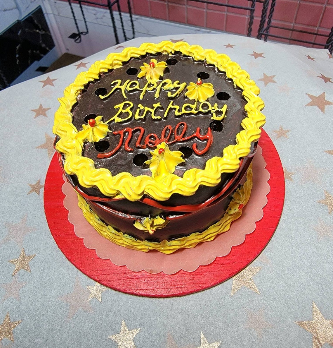 Pleasant Company Molly's Birthday Cake, American Girl Doll Molly Birthday Cake. RETIRED