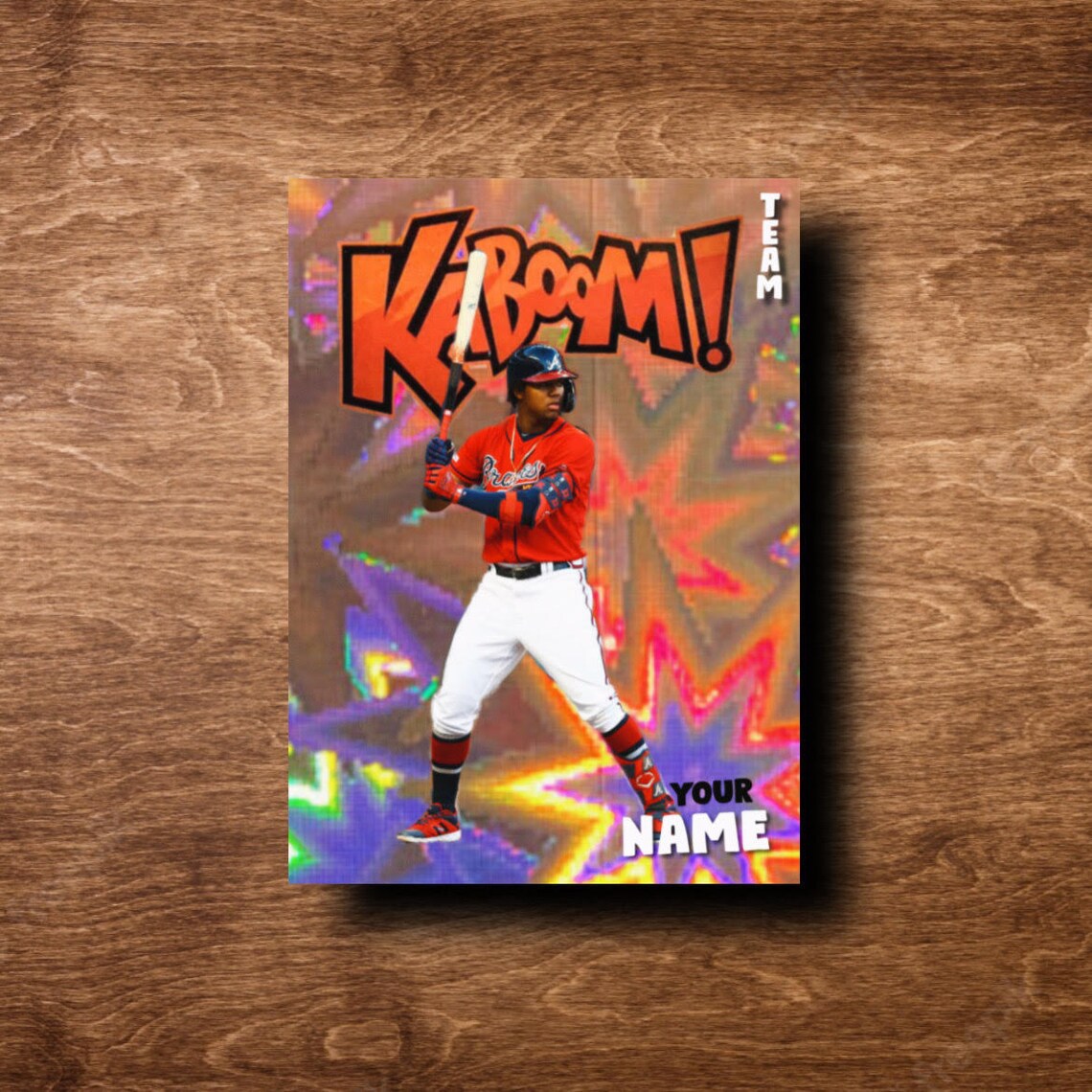 Custom Kaboom Sports Card digital Etsy