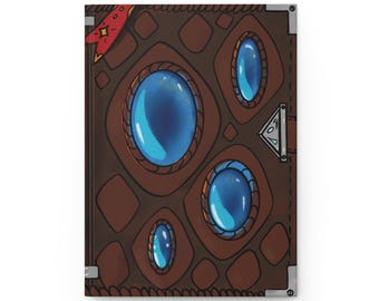 Griffin hardcover dagboek met Blue Gem-kunst