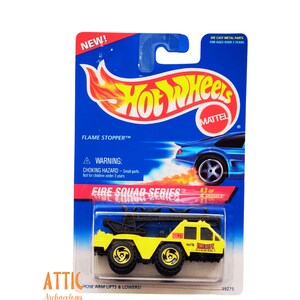 Hot Wheels Orange Flame Stopper Fire Truck - Etsy