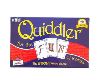 Sealed Quiddler Card Game, the Short Words Game, Classic Quiddler Game -learning game, teaching game, family game, game night, travel game