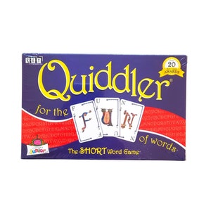 Sealed Quiddler Card Game, the Short Words Game, Classic Quiddler Game -learning game, teaching game, family game, game night, travel game