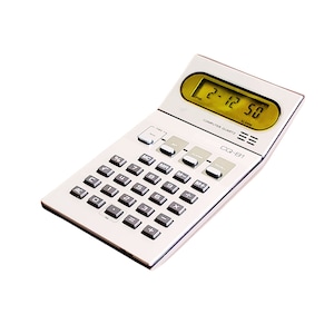 Vintage Casio Calculator Alarm Clock, Casio CQ-81, Tested/GreatCondition, Rare 1980s Casio Table Alarm Clock Calculator