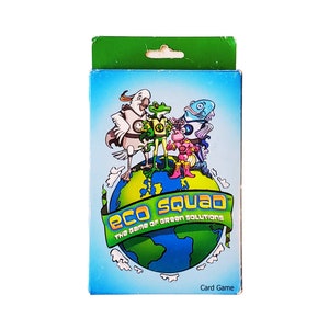 Eco Squad Card Game, The Game of Green Solutions, Sealed, Rare Environmental Card Game, family game, thinking game, geography card game