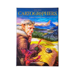 Cartographers Board Game, Cartographers Role Playing Game, by Thunderworks, Like New, Geography Board Game, Exploring Game, Conquering Game