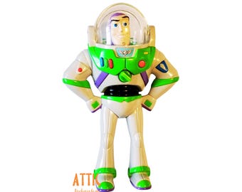 Toy Story Buzz Lightyear Figure Candy Dispenser, 2000s Buzz Lightyear Collectible, Excellent Condition -Toy Story, Pixar, Buzz Lightyear