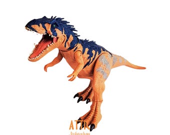 Jurassic World Siats Meekerorum Figure, Great Condition, Jurassic Park Primal Attack Massive Biters Dinosaur Figure -Jurassic Park, JP, Siat