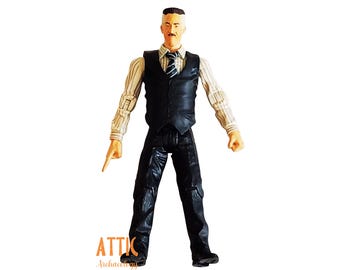 2002 Spider-Man Jonah Jameson Action Figure, Great Condition, Action-Punch, Vintage Spider-Man The Movie Mr. Jameson Figure
