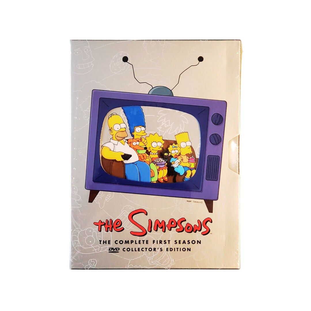 Sealed/brand New the Simpsons First Season DVD, Special Edition Box/3discs retro, 90s Decor
