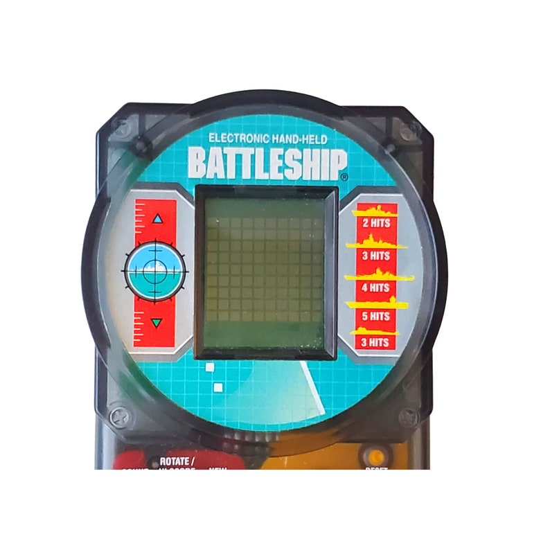 1990s Handheld Electronic Battleship Game, Milton Bradley Company