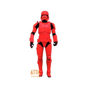 Star Wars Red Storm Trooper Figure, 6", Posable, Great Condition, Black Series Crimson Stormtrooper Action Figure -Star Wars