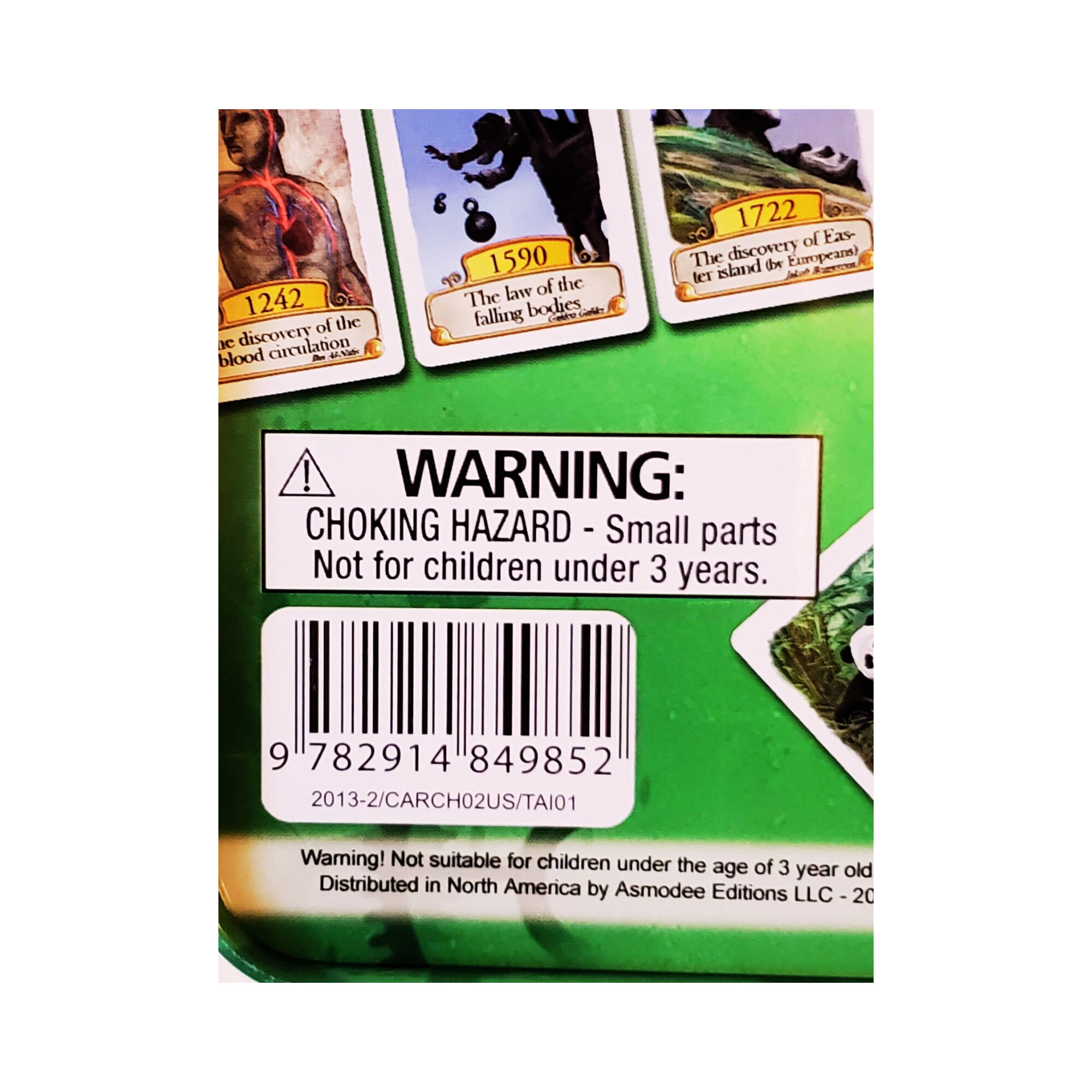 Timeline Card Game, Science & Discoveries, Tin Travel Edition, Like New learning Toy, History