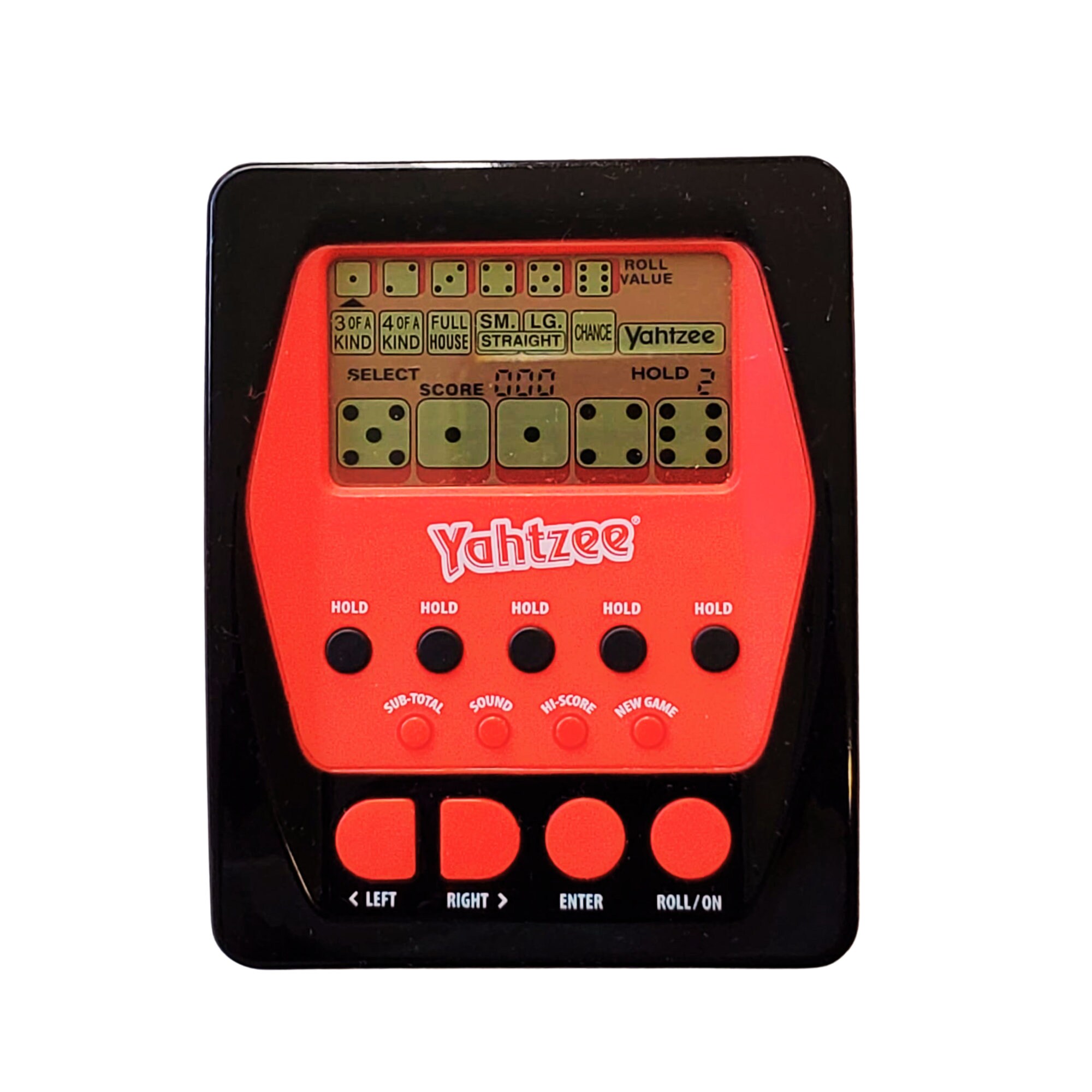 Handheld yahtzee on sale game walmart