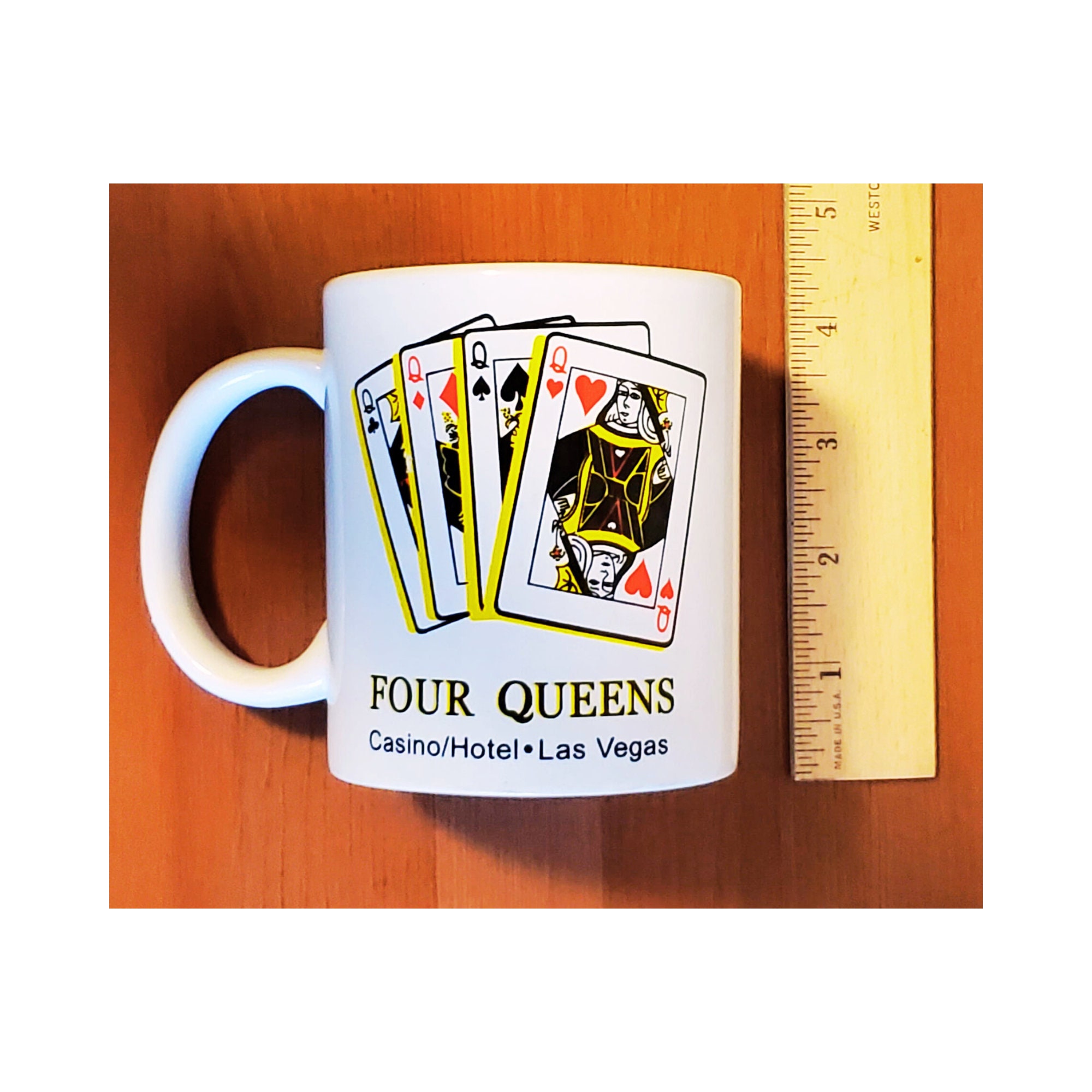 Vintage Las Vegas Four Queens Casino Coffee Mug, Excellent Condition, 1990s  Las Vegas Casino Souvenir Mug, Four Queens Casino Gift Motif - Etsy